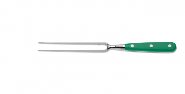 Вилка поварская L 18см кованая CLASSIC зеленая ручка GIESSER 9410 P 18 GR