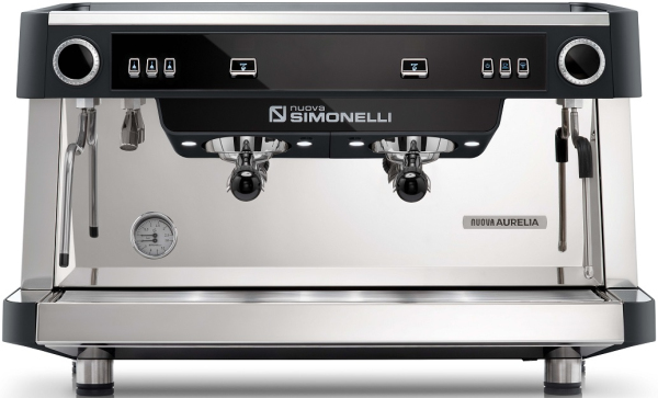 Кофемашина рожковая полуавтоматическая NUOVA SIMONELLI NUOVA AURELIA SEM 2GR S 220V BLACK+HIGH GROUPS+GROUP DISPLAY