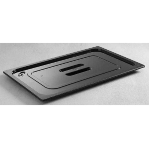 Крышка для гастроемкости GN1/6 с ручкой черный поликарбонат ENIGMA COOKWARE 1/6 LID BLACK