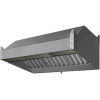 Зонт вытяжной пристенный Финист ЗВН-03(1400х800х400) светильник 1200мм (1шт), без врезки